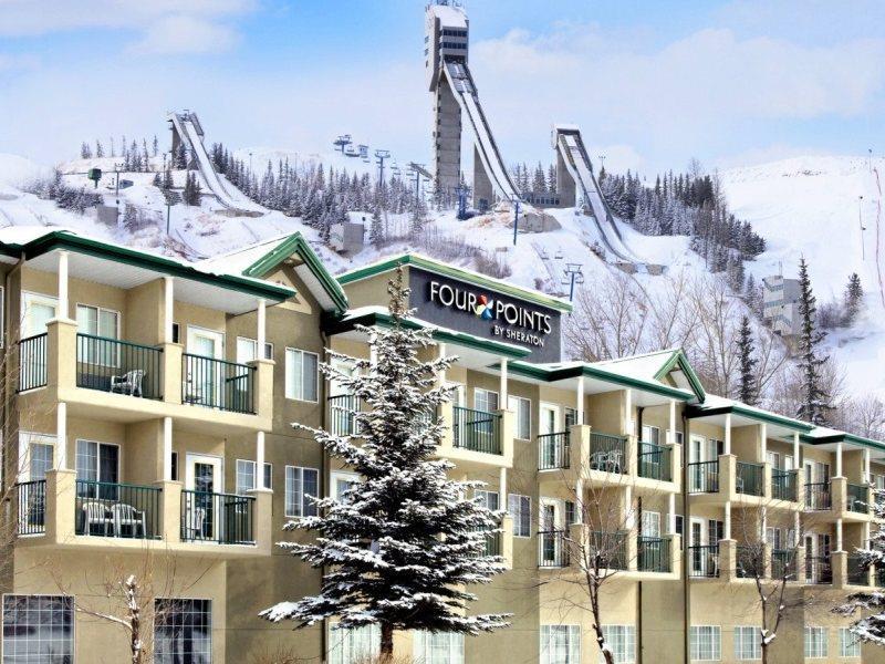 โฟร์ พอยต์ บาย เชอราตัน โฮเต็ล แอนด์ สวีท แคลกรีเวสต์ Hotel คาลการี ภายนอก รูปภาพ